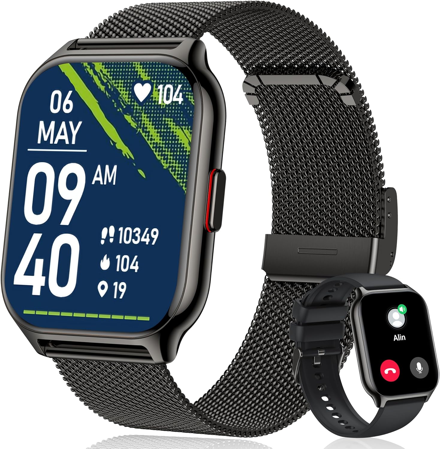 Ceas Smartwatch TechONE Wand Pro, Negru Ceas Smartwatch TechONE Wand Pro, Negru